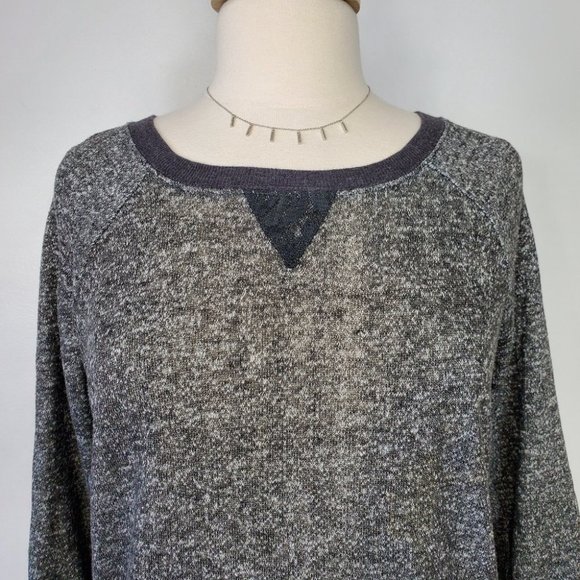 Miken Active Sweatshirt with Back Lace Panel, XL - Picture 2 of 12